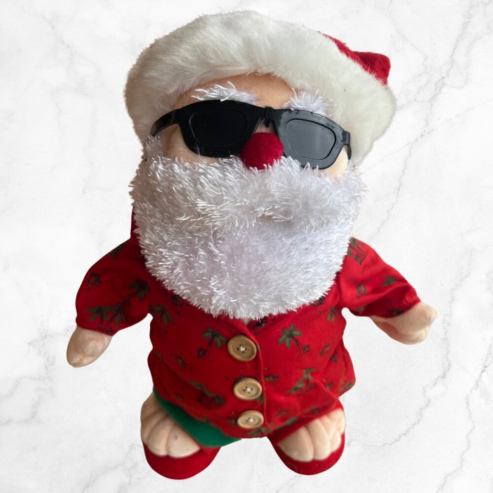 Santa Clause Plush Rare Doll Beach or Jazz